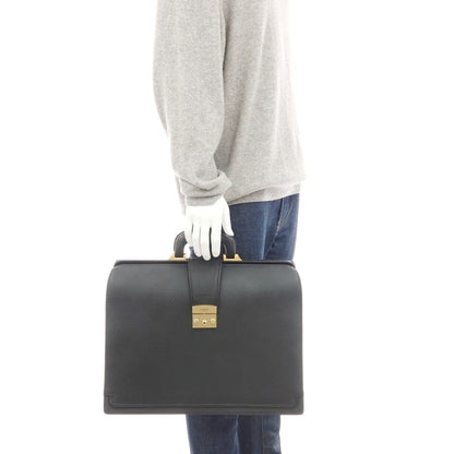 【中古】銀座タニザワ Ginza Tanizawa ダレスバッグ ブラック【 状態ランクB 】【 メンズ 】