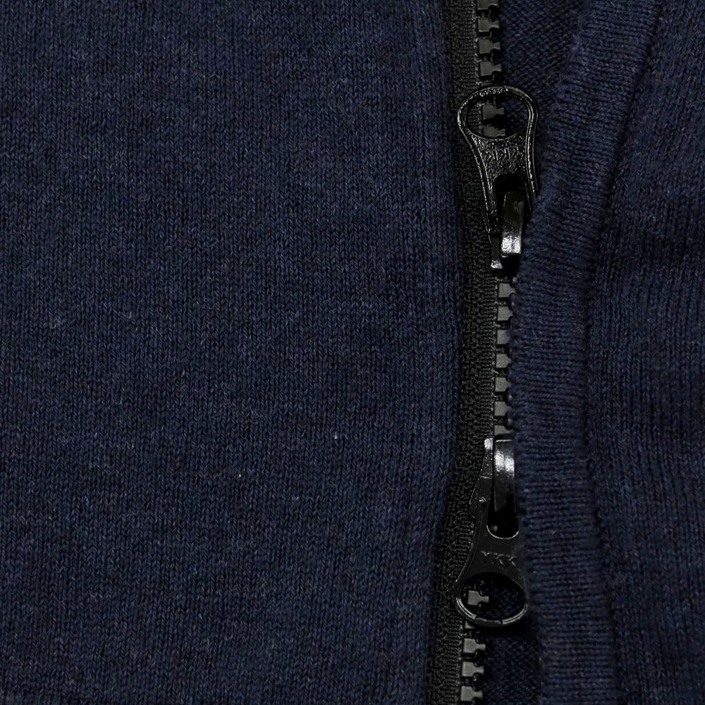 【中古】ストーンアイランド STONE ISLAND コットン ジップアップ カーディガン ネイビー【 S 】【 状態ランクB 】【 メンズ 】