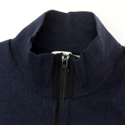 【中古】ストーンアイランド STONE ISLAND コットン ジップアップ カーディガン ネイビー【 S 】【 状態ランクB 】【 メンズ 】