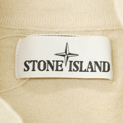 【中古】ストーンアイランド STONE ISLAND コットン ジップアップ カーディガン ベージュ【 S 】【 状態ランクB 】【 メンズ 】