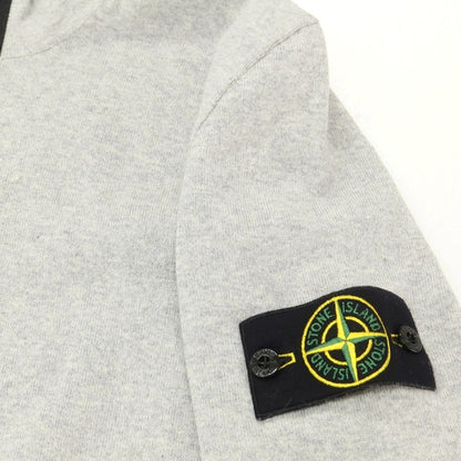 【中古】ストーンアイランド STONE ISLAND コットン ジップアップ カーディガン ライトグレー【 S 】【 状態ランクB 】【 メンズ 】