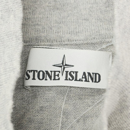 【中古】ストーンアイランド STONE ISLAND コットン ジップアップ カーディガン ライトグレー【 S 】【 状態ランクB 】【 メンズ 】