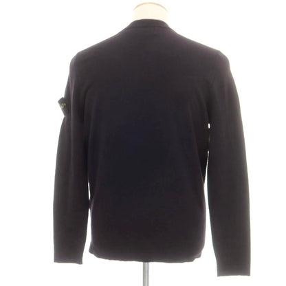 【中古】ストーンアイランド STONE ISLAND コットン クルーネック 長袖Ｔシャツ ブラック【 S 】【 状態ランクB 】【 メンズ 】