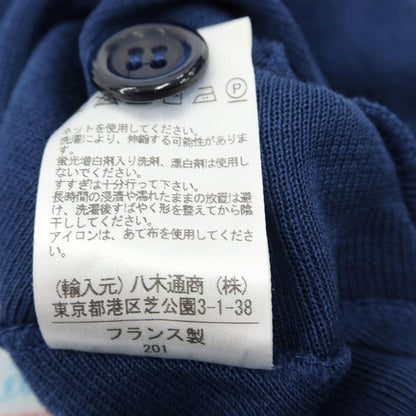 【中古】ルトロワ Letroyes ハイゲージ コットン ニット カーディガン ダークブルー【サイズ3】【 状態ランクA 】【 メンズ 】