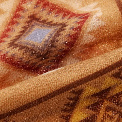 【中古】パオロ アルビザッティ PAOLO ALBIZZATI ウール スカーフ ブラウン系【 状態ランクA 】【 メンズ 】