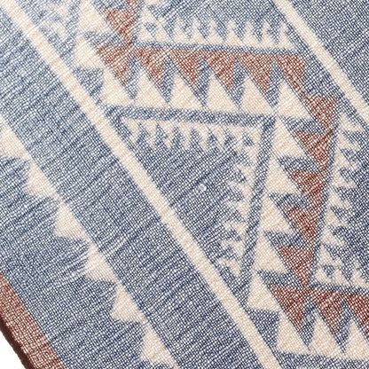 【中古】パオロ アルビザッティ PAOLO ALBIZZATI ウール スカーフ ネイビー系【 状態ランクA 】【 メンズ 】