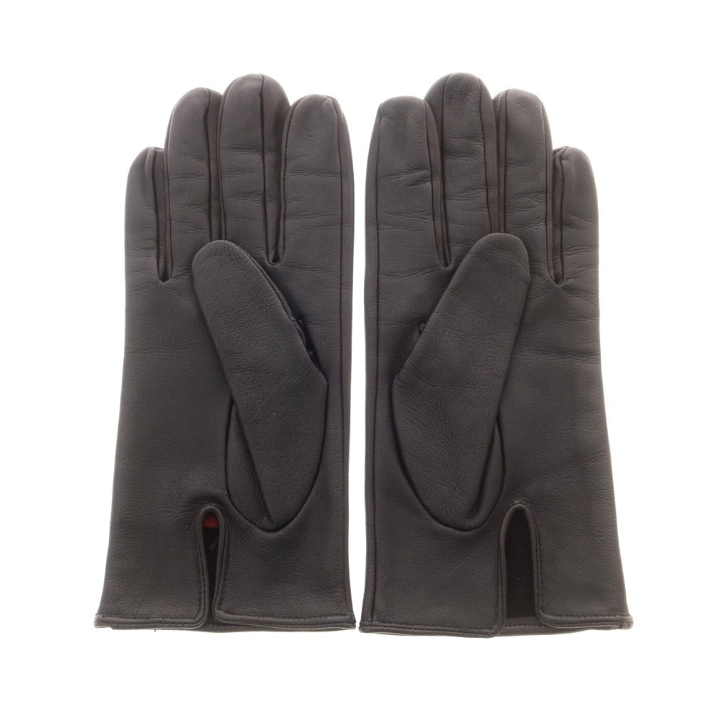 【中古】デンツ DENTS レザー 手袋 グローブ ブラック【 7 1/2 】【 状態ランクB 】【 メンズ 】