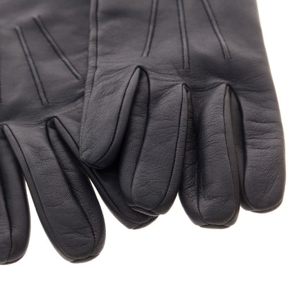 【中古】デンツ DENTS レザー 手袋 グローブ ネイビー【 7 1/2 】【 状態ランクB 】【 メンズ 】