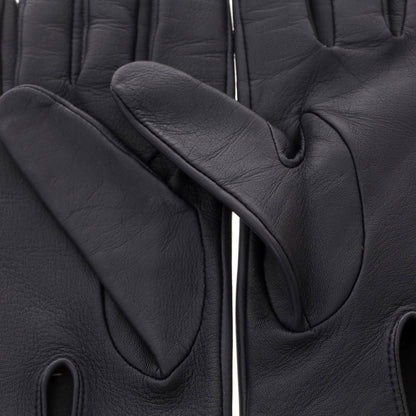 【中古】デンツ DENTS レザー 手袋 グローブ ネイビー【 7 1/2 】【 状態ランクB 】【 メンズ 】