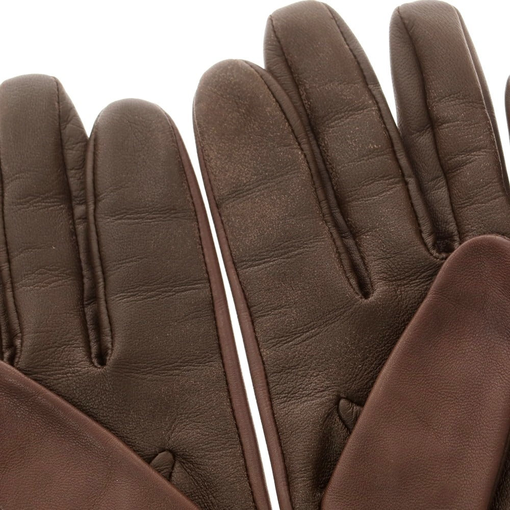 【中古】デンツ DENTS レザー 手袋 グローブ ブラウン【 7 1/2 】【 状態ランクB 】【 メンズ 】