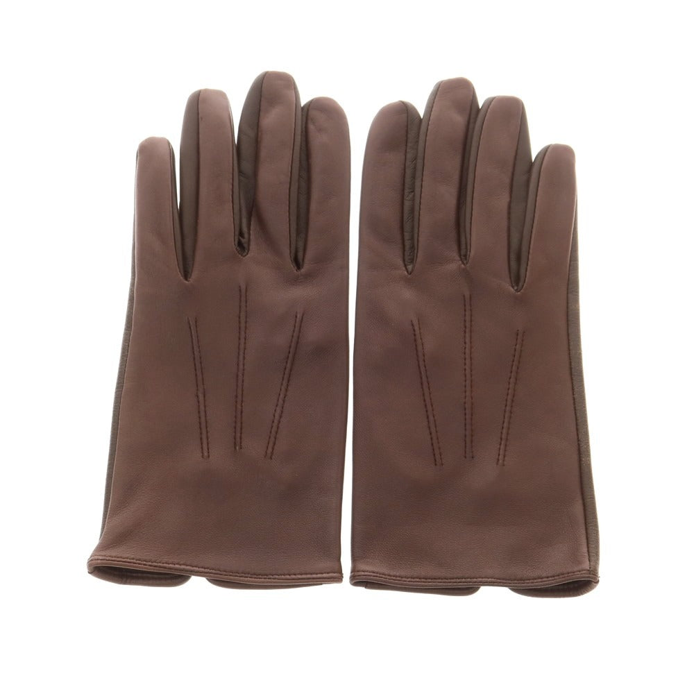 【中古】デンツ DENTS レザー 手袋 グローブ ブラウン【 7 1/2 】【 状態ランクB 】【 メンズ 】