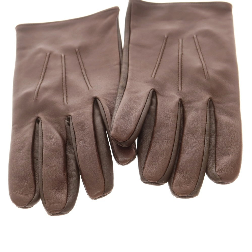 【中古】デンツ DENTS レザー 手袋 グローブ ブラウン【 7 1/2 】【 状態ランクB 】【 メンズ 】
