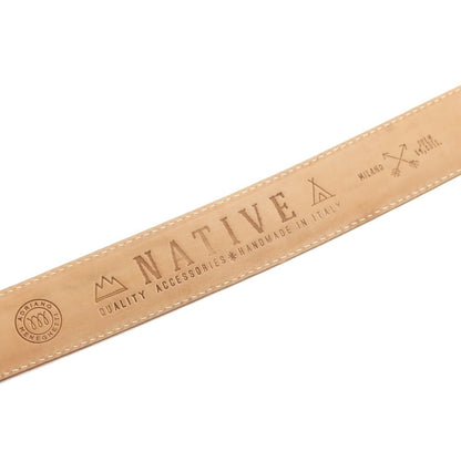 【中古】アドリアーノ メネゲッティ ADRIANO MENEGHETTI レザー ベルト ブラウン【 80 】【 状態ランクB 】【 メンズ 】