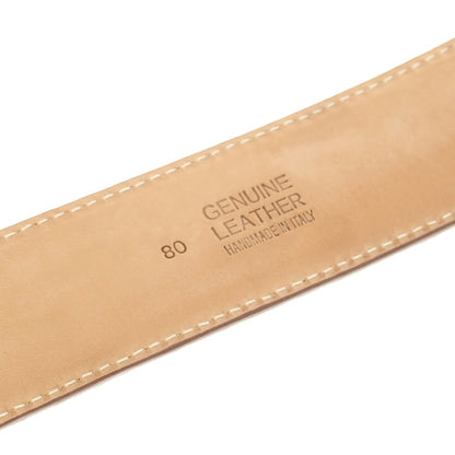 【中古】アドリアーノ メネゲッティ ADRIANO MENEGHETTI レザー ベルト ブラウン【 80 】【 状態ランクB 】【 メンズ 】