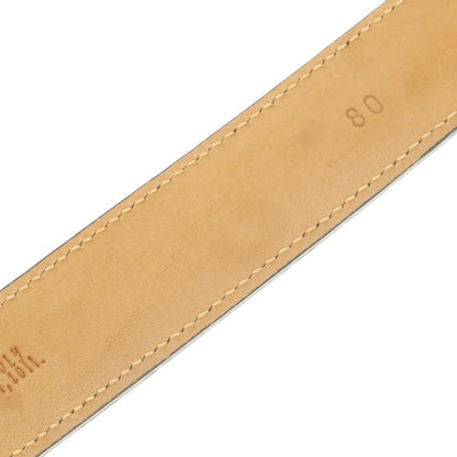 【中古】アドリアーノ メネゲッティ ADRIANO MENEGHETTI クロコダイル型押しレザー ベルト ブラック【 80 】【 状態ランクB 】【 メンズ 】