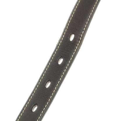 【中古】アドリアーノ メネゲッティ ADRIANO MENEGHETTI レザー ベルト ブラック【 80 】【 状態ランクB 】【 メンズ 】