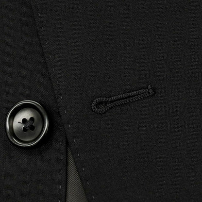 【中古】サルトリア ラトーレ SARTORIA LATORRE ウール 3つボタンスーツ ブラック【サイズ44】【 状態ランクB 】【 メンズ 】 [DPD]