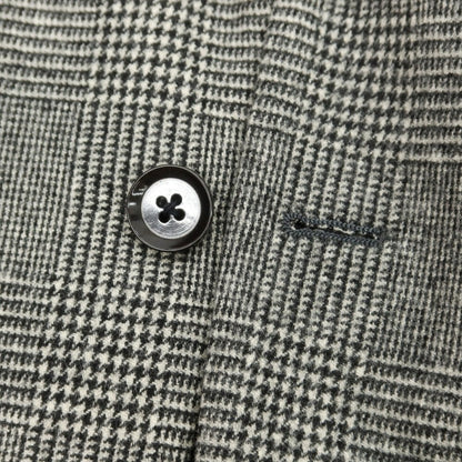 【中古】リングヂャケット RING JACKET ウール グレンチェック 3つボタンスーツ ブラックxホワイト【 46 】【 状態ランクB 】【 メンズ 】