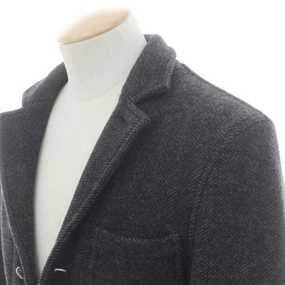 【中古】ポロ ラルフローレン Polo Ralph Lauren ウール ヘリンボーン 3B カジュアルジャケット ブラックxグレー【 S 】【 状態ランクA 】【 メンズ 】