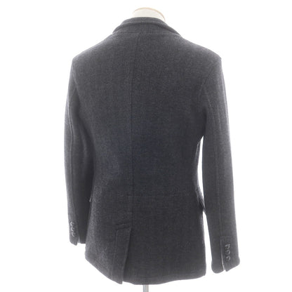 【中古】ポロ ラルフローレン Polo Ralph Lauren ウール ヘリンボーン 3B カジュアルジャケット ブラックxグレー【 S 】【 状態ランクA 】【 メンズ 】