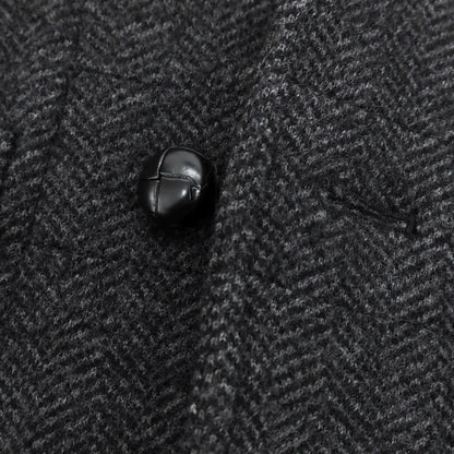 【中古】ポロ ラルフローレン Polo Ralph Lauren ウール ヘリンボーン 3B カジュアルジャケット ブラックxグレー【 S 】【 状態ランクA 】【 メンズ 】