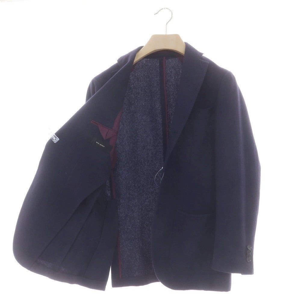 【中古】リングヂャケット RING JACKET Balloon ウール 3B テーラードジャケット ネイビー【 46 】【 状態ランクC 】【 メンズ 】