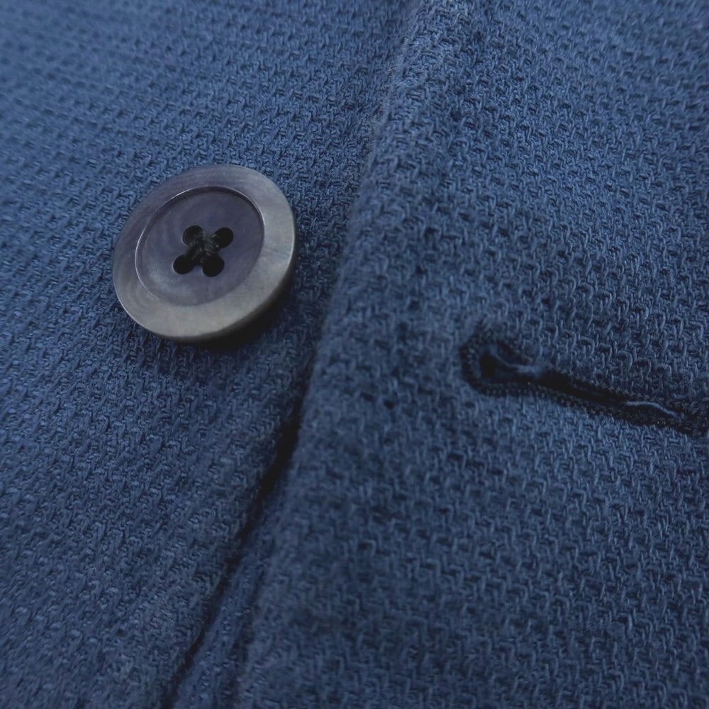 【中古】リングヂャケット RING JACKET New Balloon ストレッチ コットン 3B カジュアルジャケット ブルー【 46 】【 状態ランクC 】【 メンズ 】