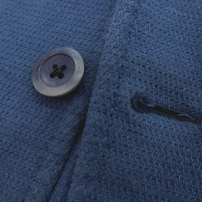 【中古】リングヂャケット RING JACKET New Balloon ストレッチ コットン 3B カジュアルジャケット ブルー【 46 】【 状態ランクC 】【 メンズ 】