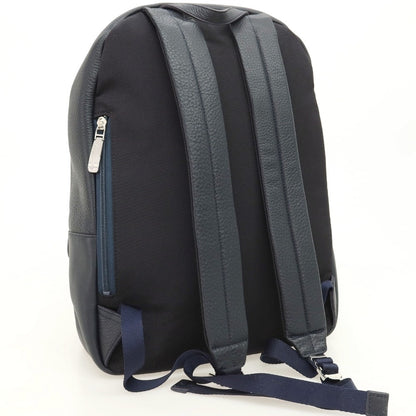 【中古】ペッレモルビダ PELLE MORBIDA シュリンクレザー バックパック・リュック ダークネイビー【 状態ランクB 】【 メンズ 】