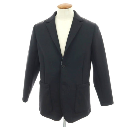 【中古】エイチアイピーバイ ソリード H.I.P. by SOLIDO ストレッチ ポリエステル ダンボールニット 2B カジュアルジャケット ブラック【 2 】【 状態ランクA 】【 メンズ 】