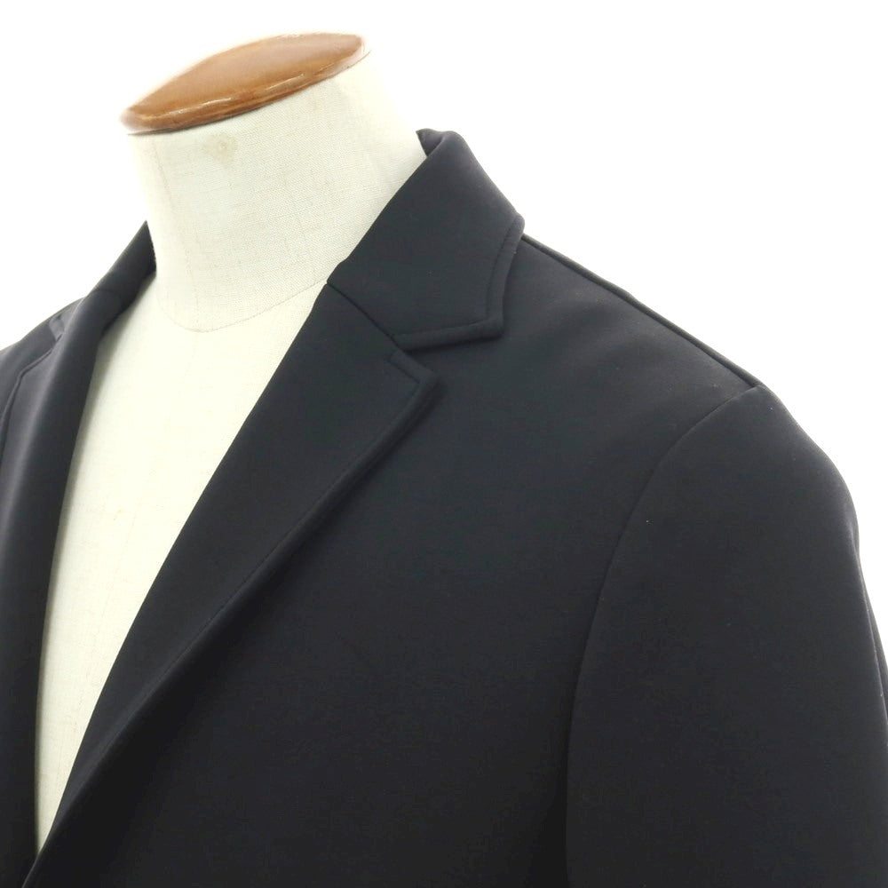 【中古】エイチアイピーバイ ソリード H.I.P. by SOLIDO ストレッチ ポリエステル ダンボールニット 2B カジュアルジャケット ブラック【 サイズ2 】【 状態ランクA 】【 メンズ 】 [CPD]