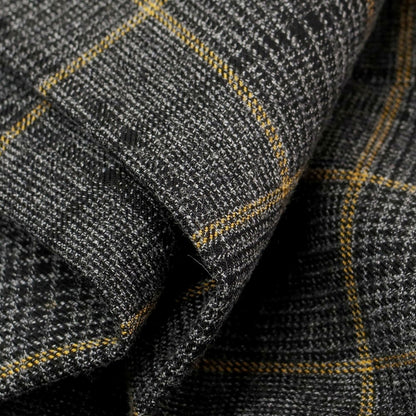 【中古】タリアトーレ TAGLIATORE ウールコットン チェック イージースラックスパンツ グレーxベージュ【 46 】【 状態ランクB 】【 メンズ 】