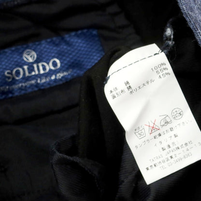 【中古】ソリード SOLIDO コットン ジャージー イージーパンツ ネイビー【 1 】【 状態ランクB 】【 メンズ 】