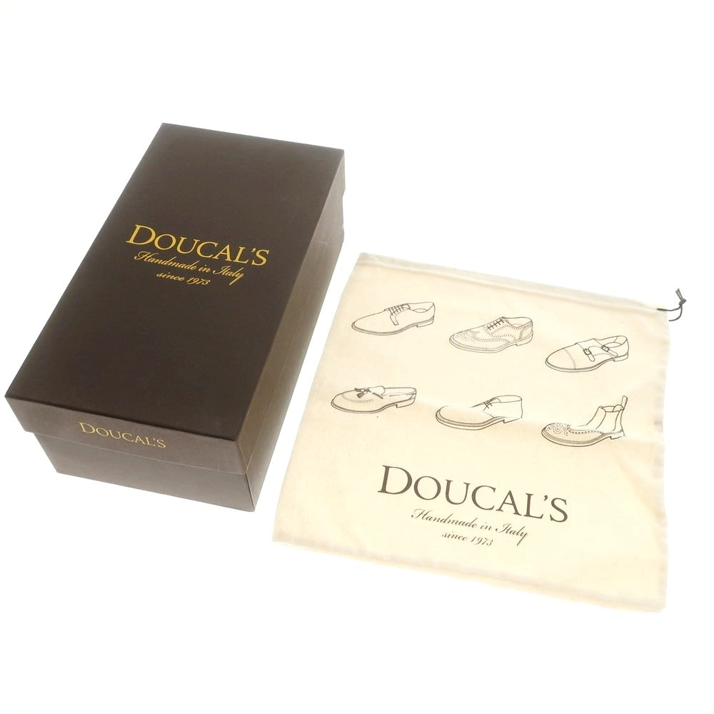 【中古】デュカルス DOUCALS スエード タッセルローファー ダークブラウン【サイズ39】【 状態ランクB 】【 メンズ 】 [BPD]