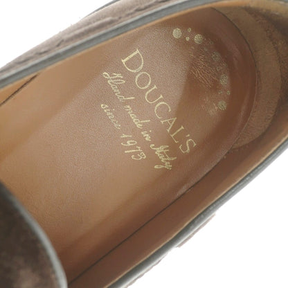 【中古】デュカルス DOUCALS スエード タッセルローファー ダークブラウン【サイズ39】【 状態ランクB 】【 メンズ 】 [BPD]