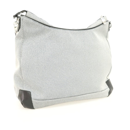 【中古】ペッレモルビダ PELLE MORBIDA ナイロン ショルダーバッグ ネイビーxホワイト【 状態ランクB 】【 メンズ 】