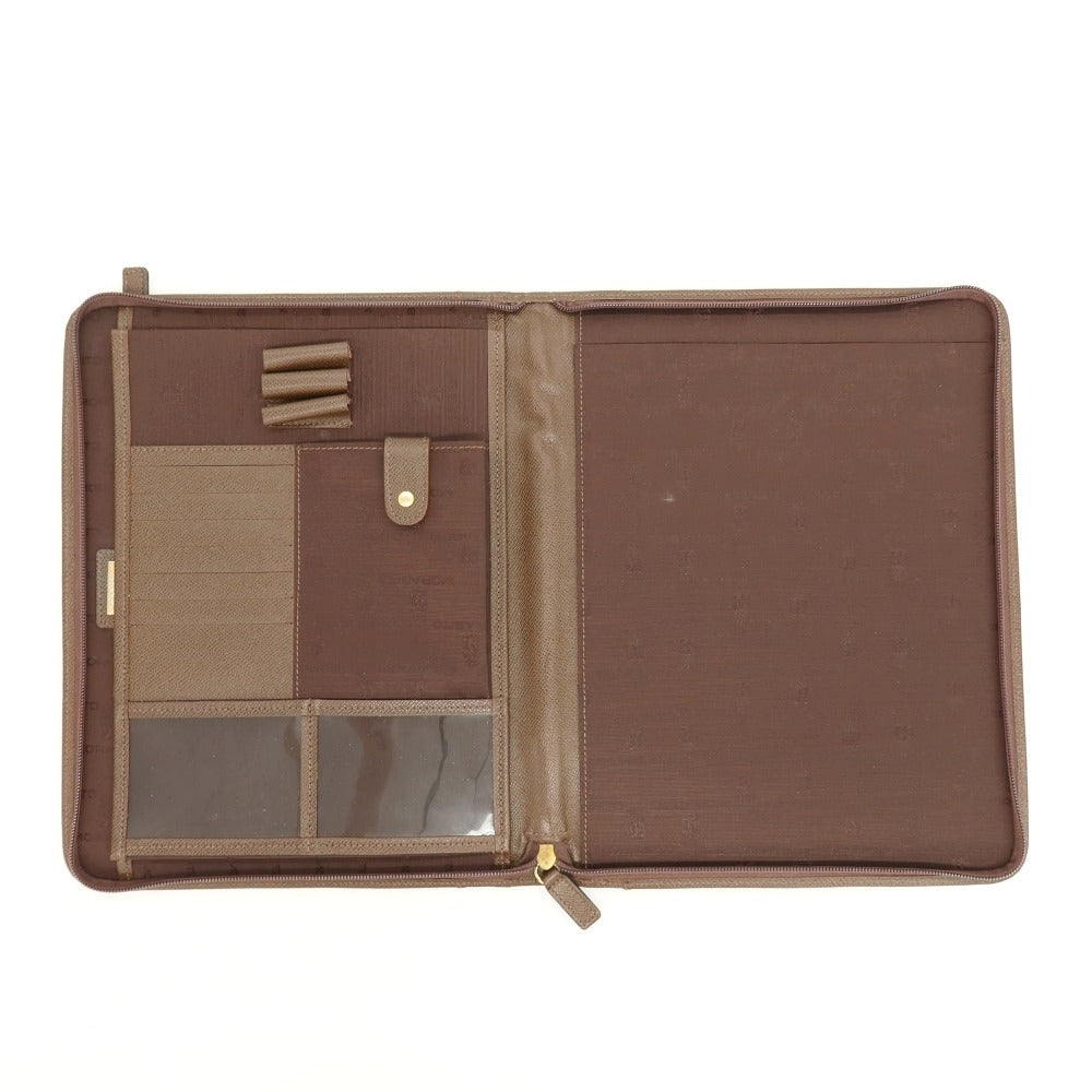 【中古】モラビト MORABITO 型押しレザー クラッチバッグ ブラウン【 状態ランクB 】【 メンズ 】