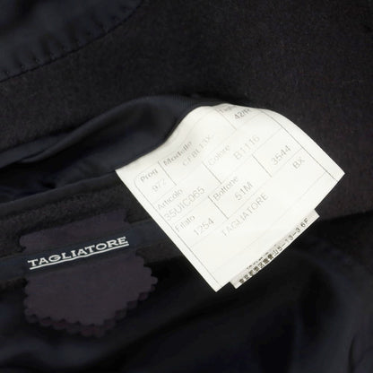 【中古】タリアトーレ TAGLIATORE カシミヤ チェスターフィールドコート グレイッシュネイビー【 42 】【 状態ランクB 】【 メンズ 】