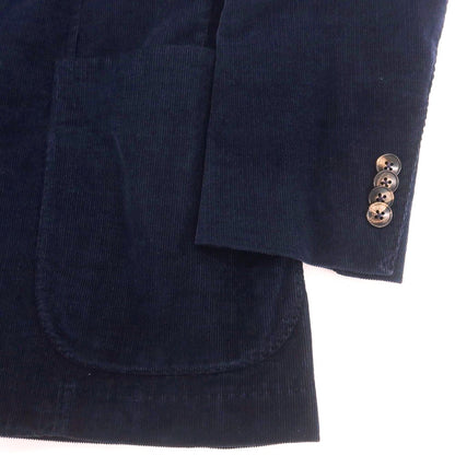 【中古】ボリオリ BOGLIOLI K.JACKET ストレッチ 細畝コーデュロイ 3B カジュアルジャケット ネイビー【 44 】【 状態ランクC 】【 メンズ 】