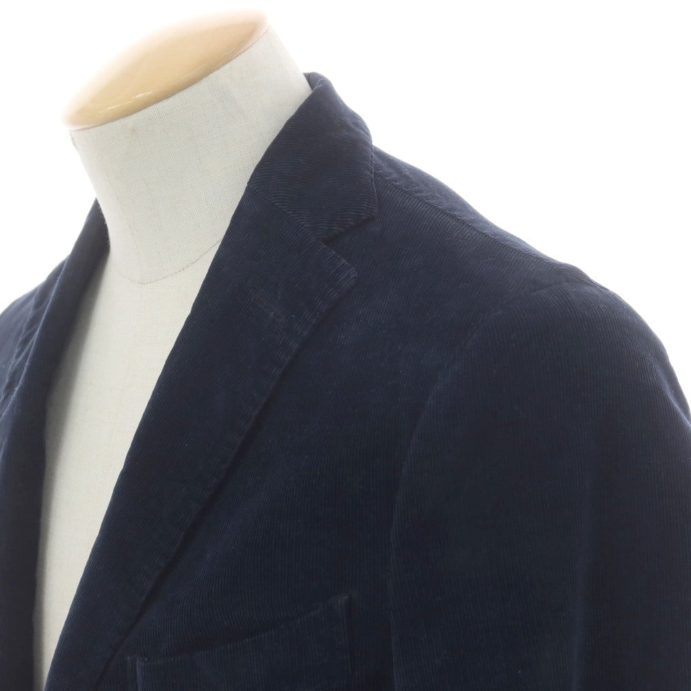 【中古】ボリオリ BOGLIOLI K.JACKET ストレッチ 細畝コーデュロイ 3B カジュアルジャケット ネイビー【 44 】【 状態ランクC 】【 メンズ 】