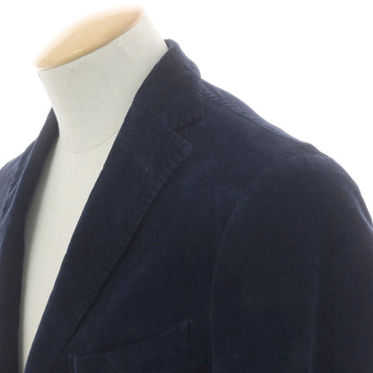 【中古】ボリオリ BOGLIOLI K.JACKET ストレッチ 細畝コーデュロイ 3B カジュアルジャケット ネイビー【 44 】【 状態ランクC 】【 メンズ 】