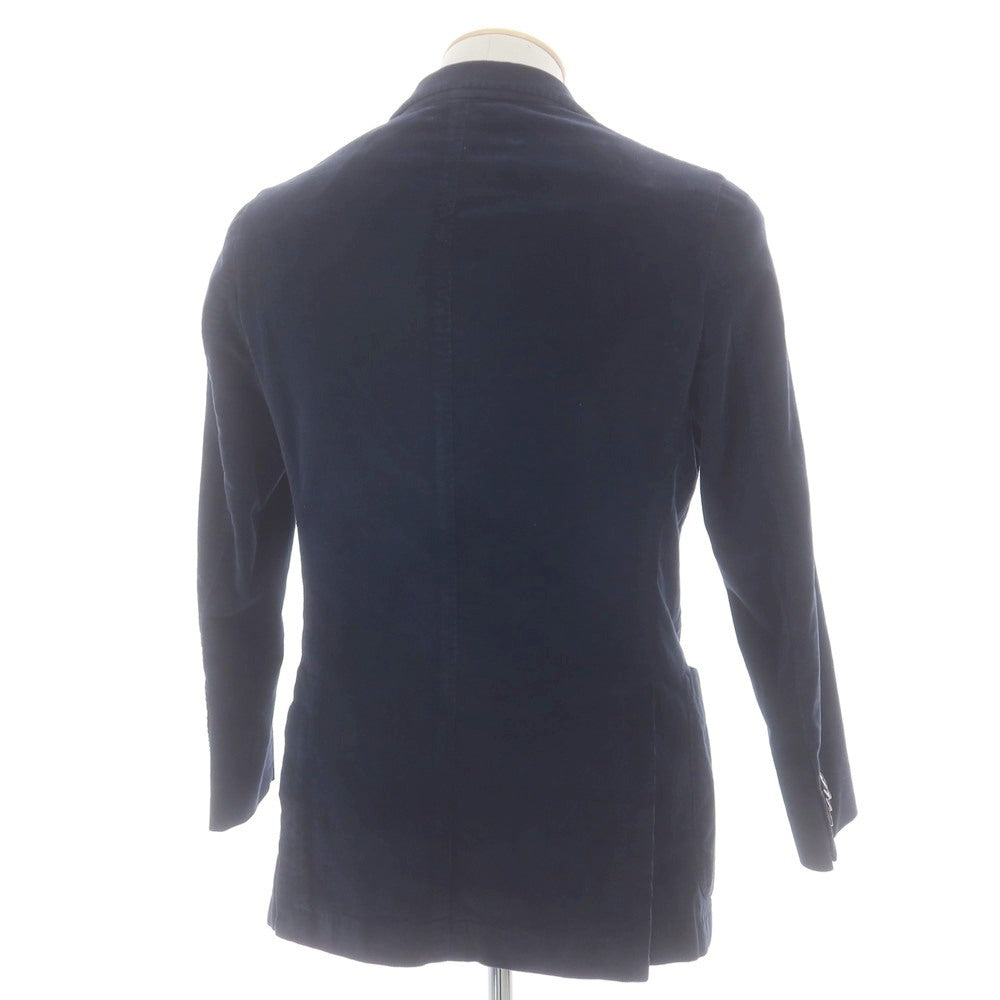 【中古】ボリオリ BOGLIOLI K.JACKET ストレッチ 細畝コーデュロイ 3B カジュアルジャケット ネイビー【 44 】【 状態ランクC 】【 メンズ 】