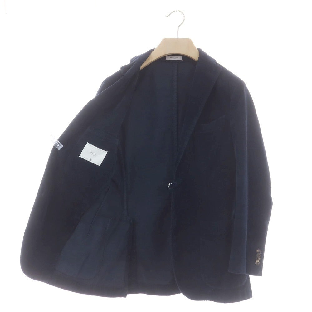【中古】ボリオリ BOGLIOLI K.JACKET ストレッチ 細畝コーデュロイ 3B カジュアルジャケット ネイビー【 44 】【 状態ランクC 】【 メンズ 】