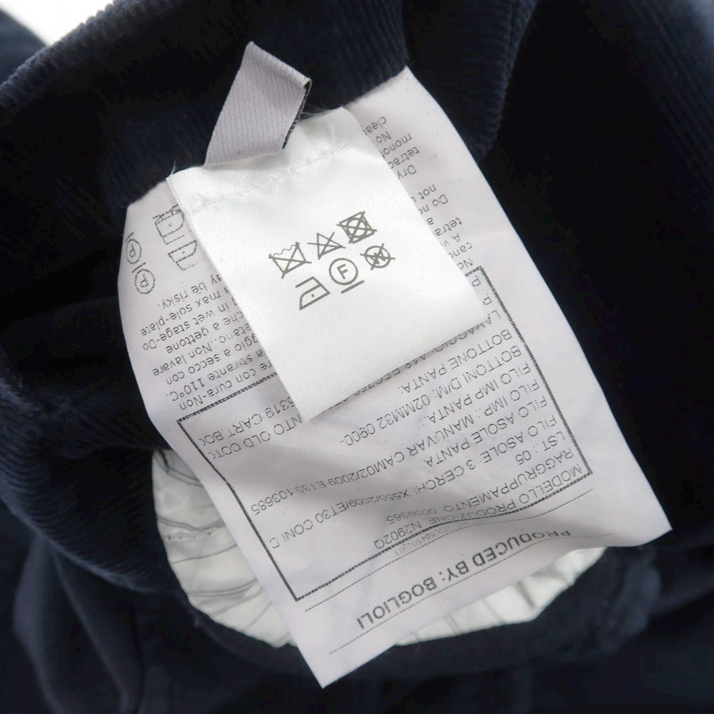 【中古】ボリオリ BOGLIOLI K.JACKET ストレッチ 細畝コーデュロイ 3B カジュアルジャケット ネイビー【 44 】【 状態ランクC 】【 メンズ 】
