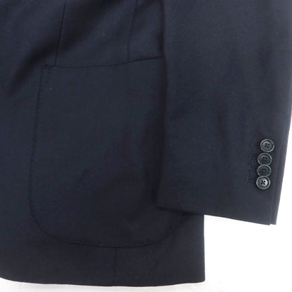 【中古】デペトリロ DE PETRILLO カシミヤ 3B テーラードジャケット ネイビー【 42Drop8 】【 状態ランクC 】【 メンズ 】
