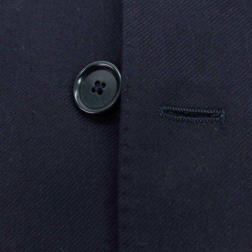 【中古】デペトリロ DE PETRILLO カシミヤ 3B テーラードジャケット ネイビー【 42Drop8 】【 状態ランクC 】【 メンズ 】