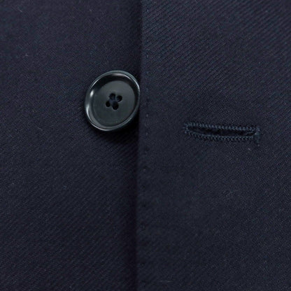 【中古】デペトリロ DE PETRILLO カシミヤ 3B テーラードジャケット ネイビー【 42Drop8 】【 状態ランクC 】【 メンズ 】