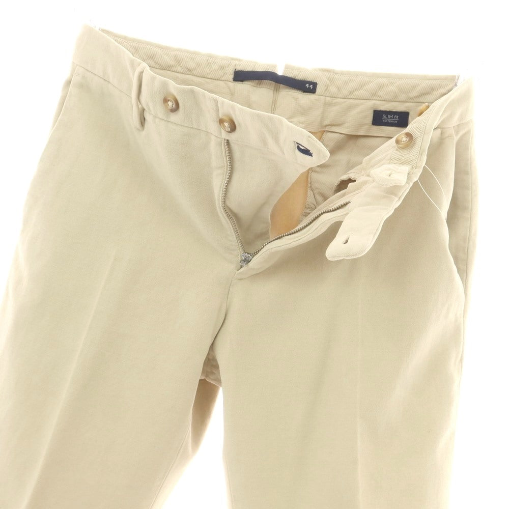 【中古】インコテックス INCOTEX ストレッチ コットン カジュアルスラックスパンツ ベージュ【 44 】【 状態ランクC 】【 メンズ 】