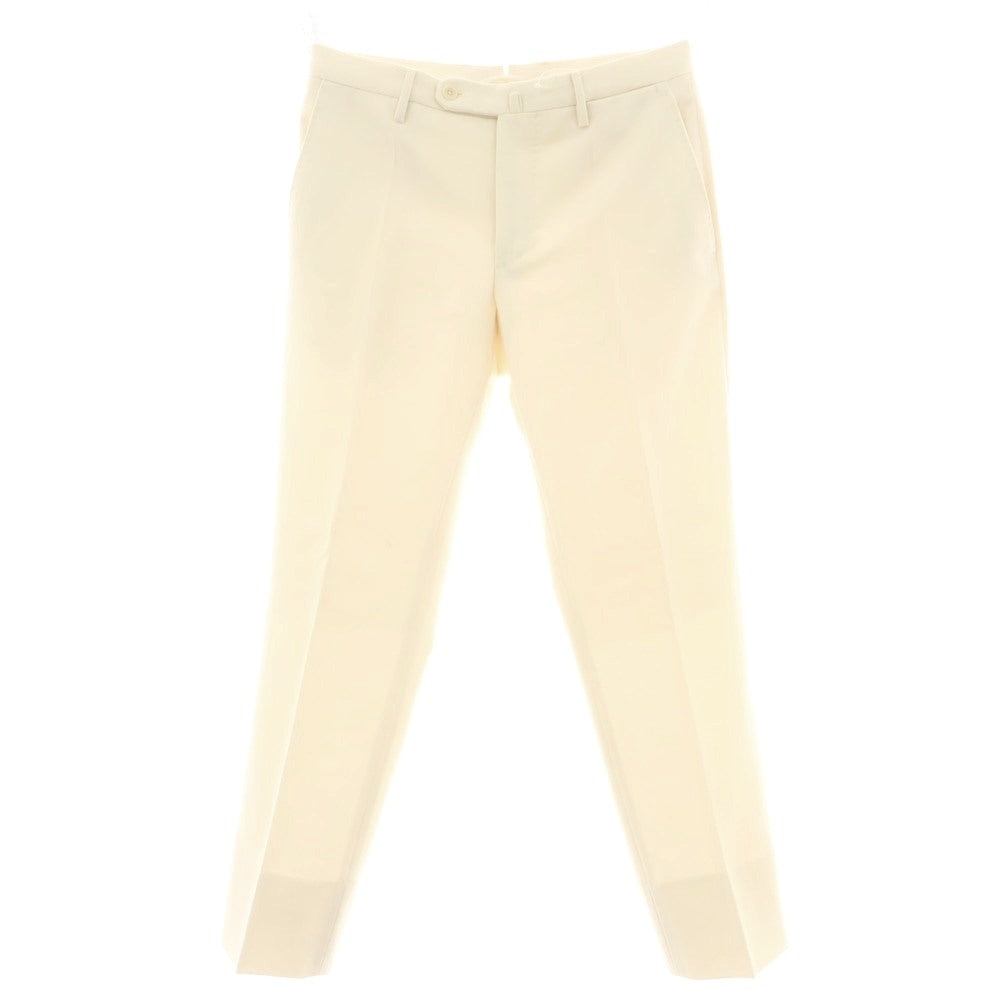 【中古】インコテックス INCOTEX SUPER100‘S ウール カジュアルスラックスパンツ アイボリー【 44 】【 状態ランクB 】【 メンズ 】