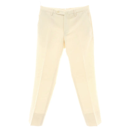 【中古】インコテックス INCOTEX SUPER100‘S ウール カジュアルスラックスパンツ アイボリー【 44 】【 状態ランクB 】【 メンズ 】